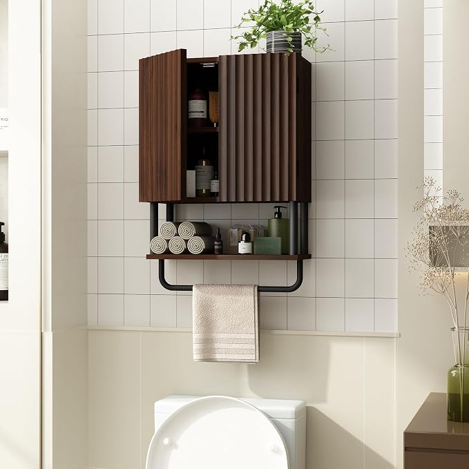 RUSTOWN Farmhouse Bathroom Wall Cabinet - Image 3
