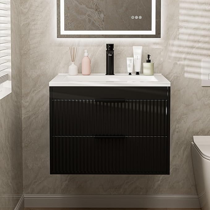 24 Inches Modern MDF Bathroom Vanity - Image 3