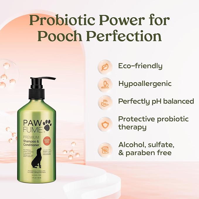 PAWFUME Deshedding Dog Shampoo and Conditioner, Show Dog, Deep-Cleaning - Image 3