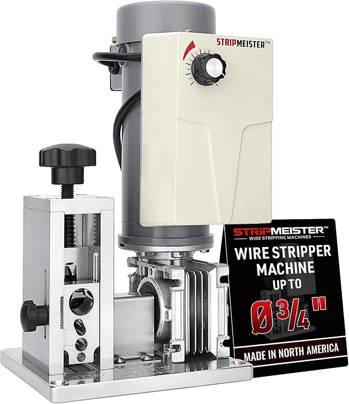 StripMeister E250 Electric Automatic Wire Stripping Machine – Wire Size Up To by STRIPMEISTER