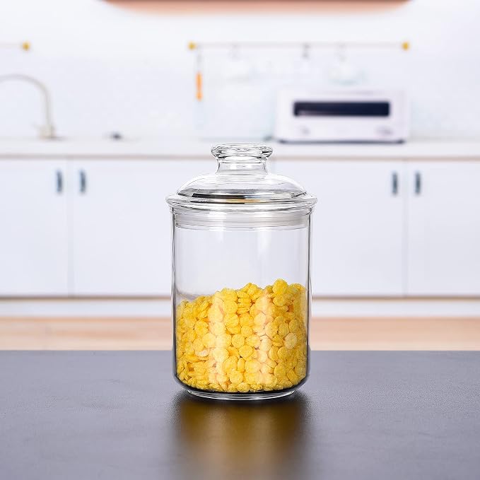24oz Acrylic Storage Jar, Airtight Lid - Image 5
