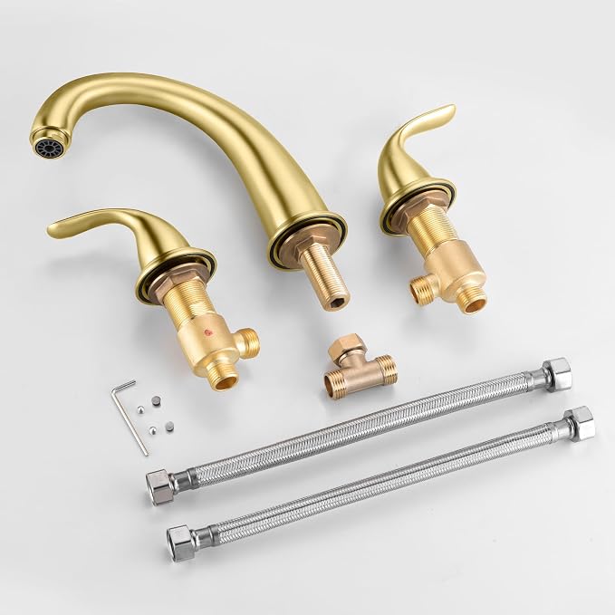 SUMERAIN 2-Handle Widespread Roman Bathtub Faucet Tub Filler - Image 5