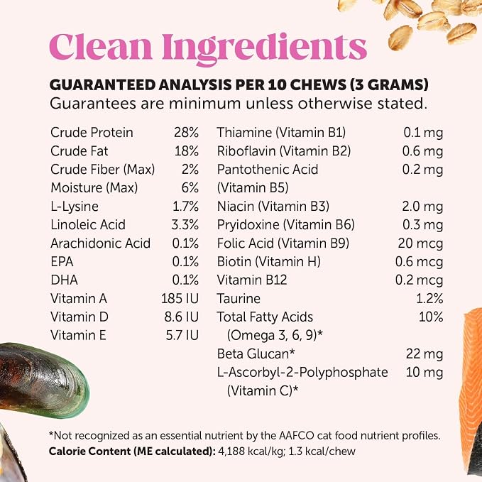 Cat Multivitamin Crunchy & Creamy Chews - Image 6
