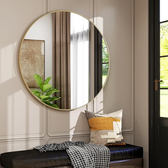 32 Inch Round Bathroom Mirror - Image 7