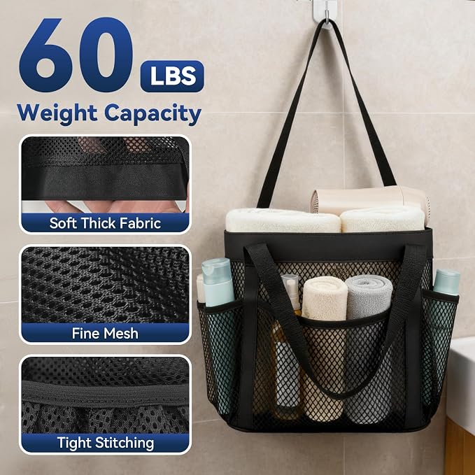 YASONIC Mesh Shower Caddy Portable - Image 2