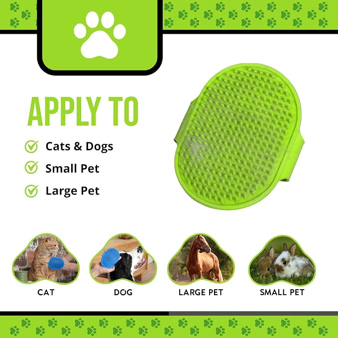 Silicone Dog Bath Brush – Soft Pet Scrubber - Image 8