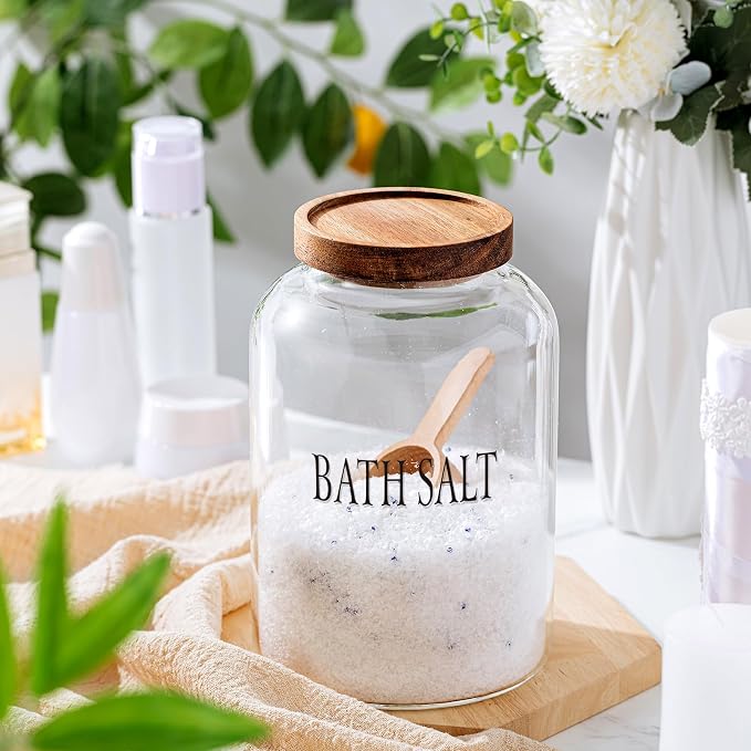 2 Sets 74 oz Large Bath Salt Container - Image 4