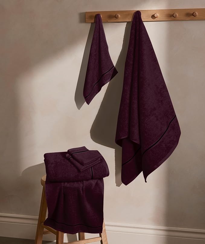 MyOwn Ultra Soft 6 Pack Cotton Towel Set, Contains 2 Bath Towels 28x55 inch - Image 3