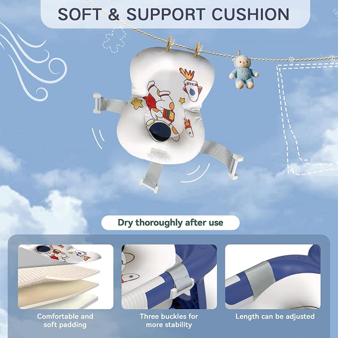 Collapsible Baby Bathtub for Newborn to Toddler, Portable Baby Bath Tub for - Image 6