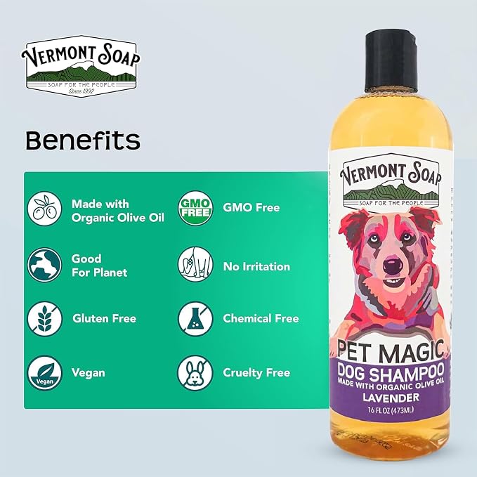 VERMONT SOAP Organics Pet Shampoo - Image 2