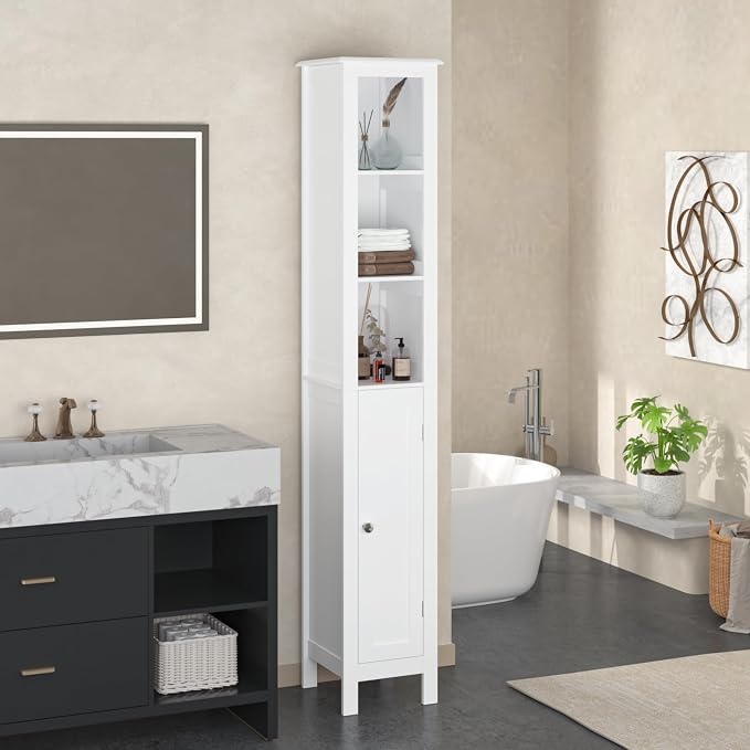 Tall Bathroom Storage Cabinet - Image 4