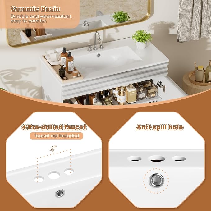 ROOMTEC 36" Bathroom Vanity - Image 7