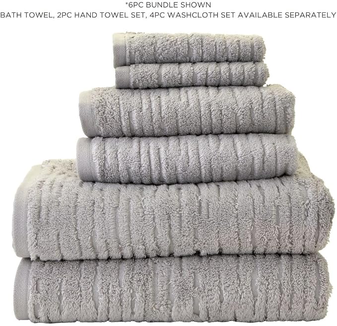 SKL Home CloudSoft Cotton Luxury Hand Towel 2pc Set - Image 7