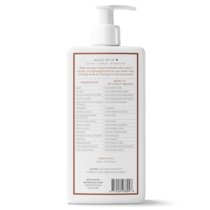 Native Body Lotion Contains Naturally Derived Plant-Based Moisturizers - Image 11