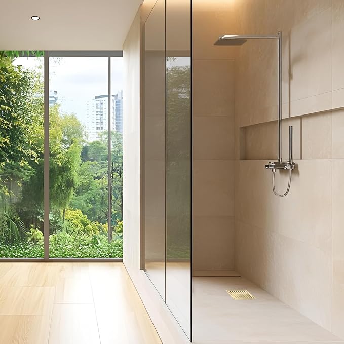 6 Inch Square Shower Floor Drain - Image 5