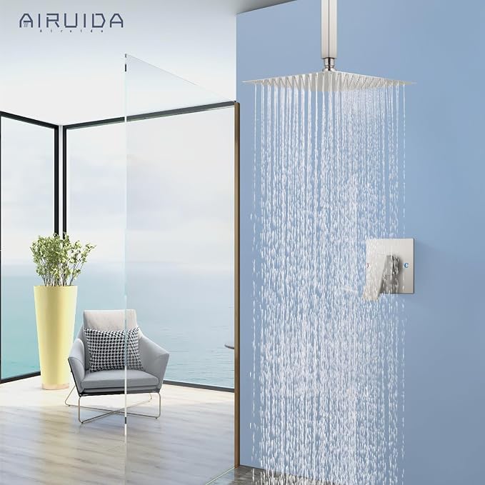 Airuida Shower Faucet Set and Handle Set Single Function Shower Trim Kit - Image 3