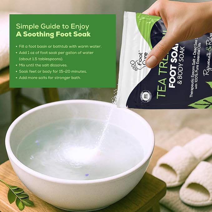 FOOT CURE Tea Tree Oil Foot Soak - Image 7