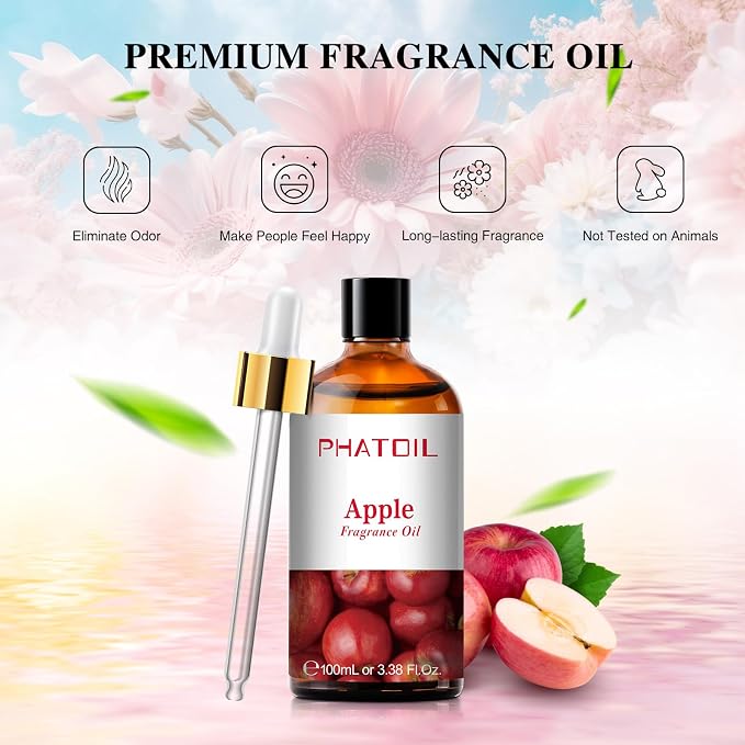 PHATOIL 3.38FL.OZ Apple Fragrance Oils - Image 3