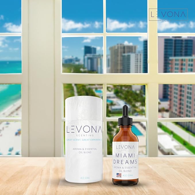 Levona Scent Essential Oils for Diffusers for Home: Miami Dreams Hotel & Home - Image 3