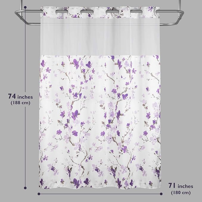Lagute SnapHook Hook Free Shower Curtain - Image 6