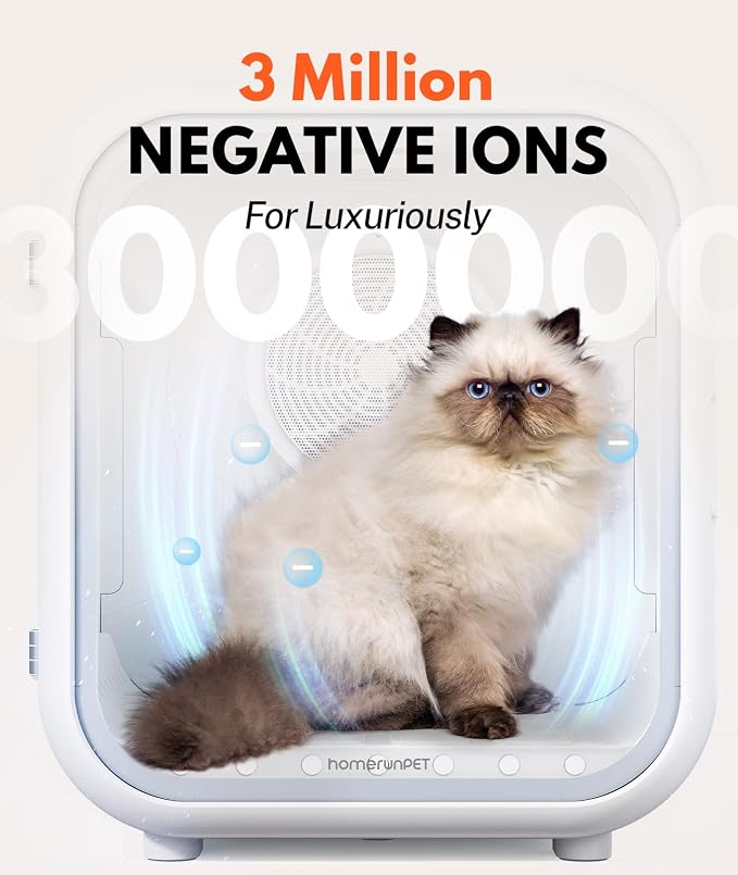 HomeRunPet Cat Dryer, 360° Efficient Automatic and Quiet Box - Image 6