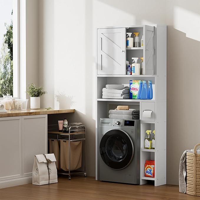 Meilocar Over Toilet Storage Cabinet - Image 4