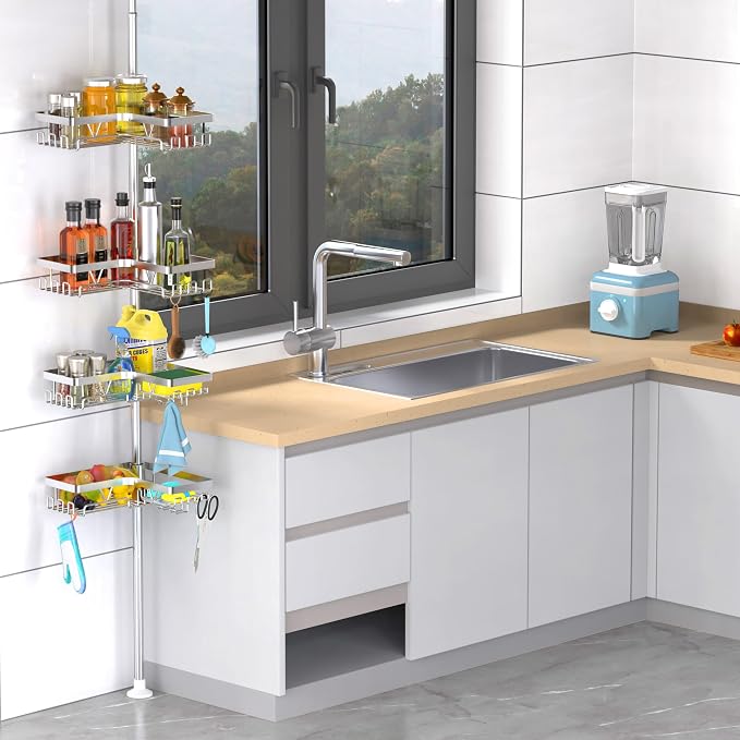 4-Tier Shower Caddy/Shower Organizer - Image 7