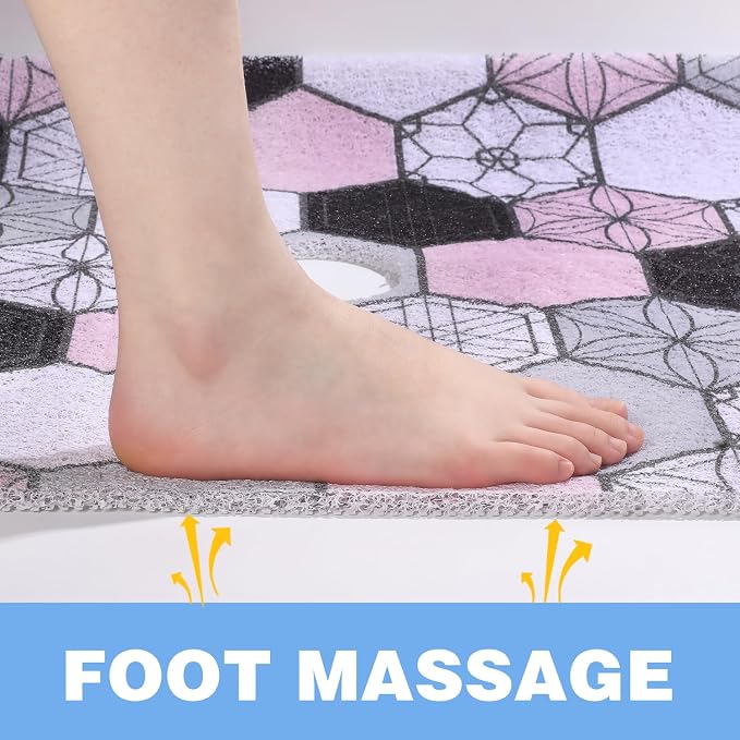 Square Shower Mat 23x23 Inch Non-Slip - Image 3