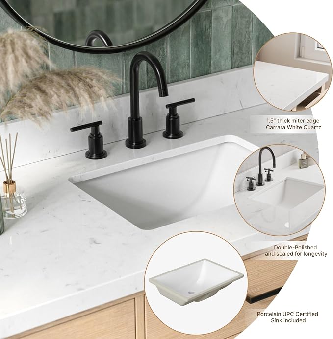 ARIEL 60" Inch Bathroom Vanity - Image 5