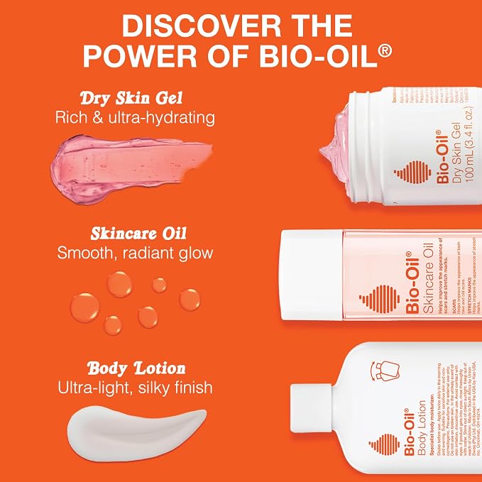 Bio-Oil Skincare Set for Scars, Stretch Marks, and Dry Skin, Dry Skin Gel - Image 2