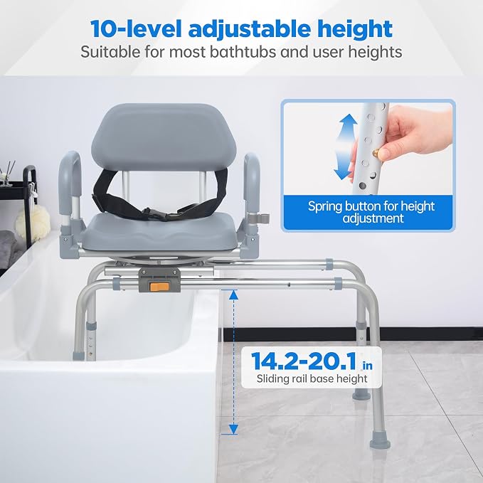 FSA/HSA Eligible Sliding Shower Chair - Image 6