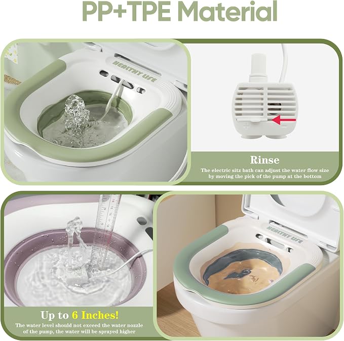 Electric Sitz Bath, Unisex Foldable Sitz Bath - Image 4