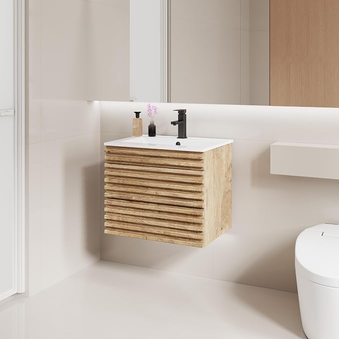 LUCKWIND 24" Floating Bathroom Vanity - Image 2