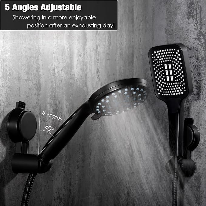 Suction Cup Hand held Shower Head Holder- Reusable - Image 2
