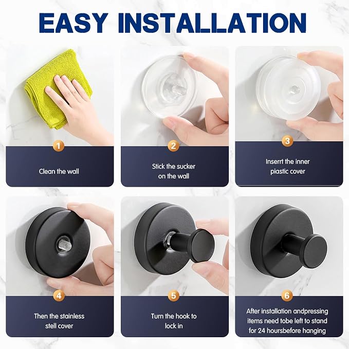 Removable & Reusable Suction Cup Hooks - Image 2