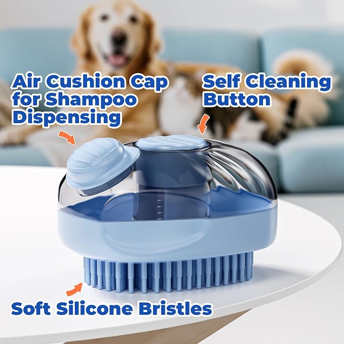 JIGA Cat Brush, Dog Bath Brush - Image 4