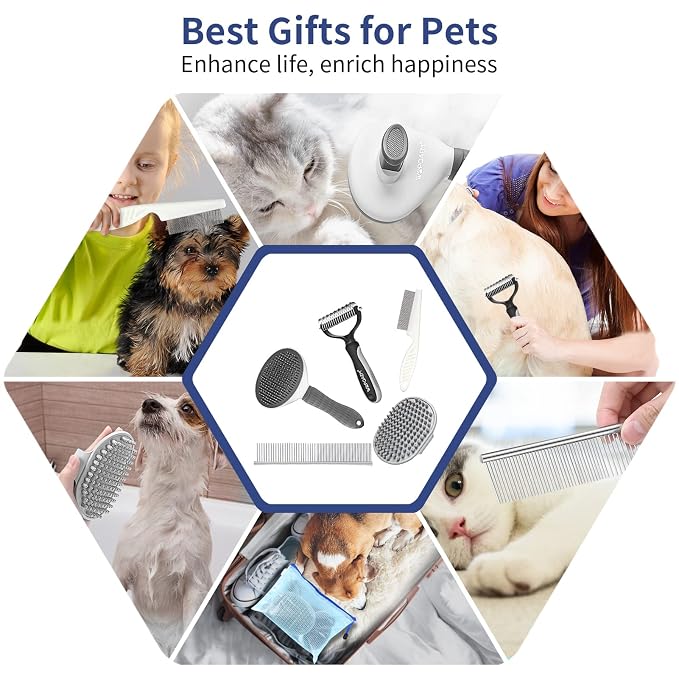 Dog Brush Grooming Kit 5 PCS - Image 8