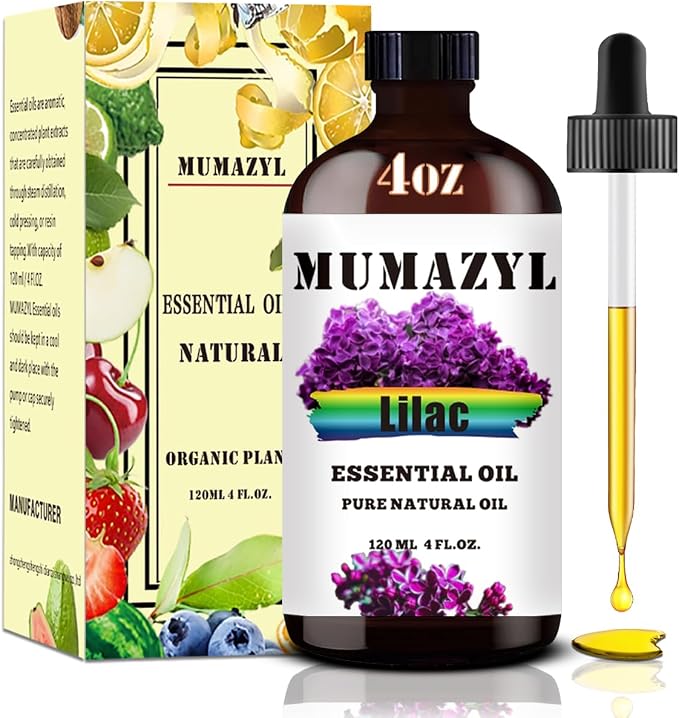 Lilac Essential Oil, Lilac Oil 4 Fl Oz 120ML by MUMAZYLESSENTIALOIL