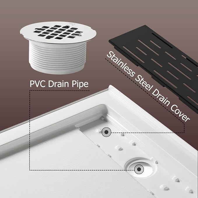MORVANO 32 x 60 Shower Base - Image 4