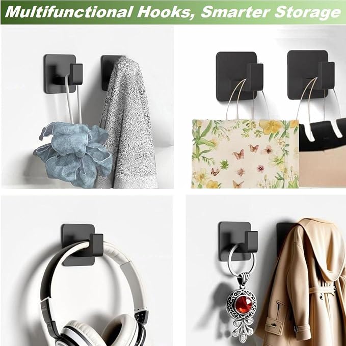Adhesive Shower Hooks, Towel Hooks - Image 6