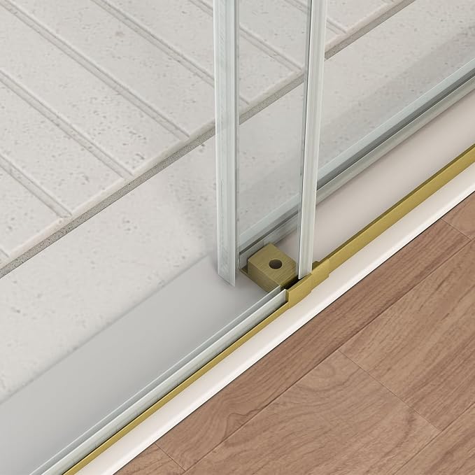 Sunrosa Frameless Shower Door, Glass Shower Door - Image 3