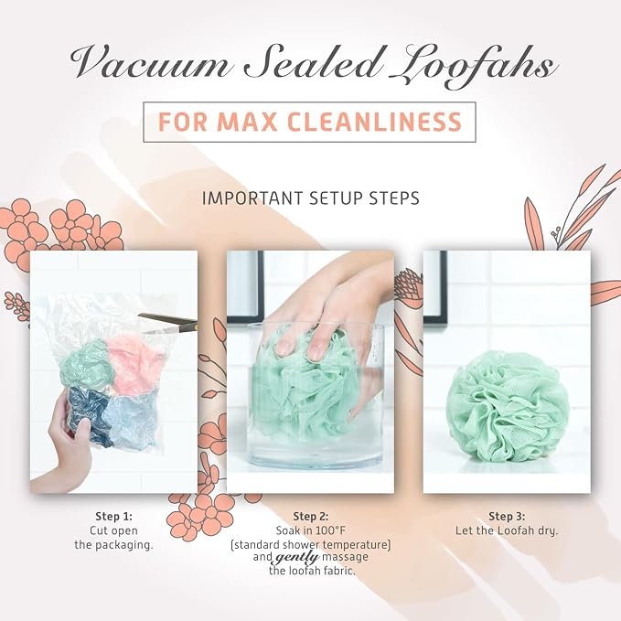 Spongentle Premium Deep Cleansing Loofah Sponge - Image 5