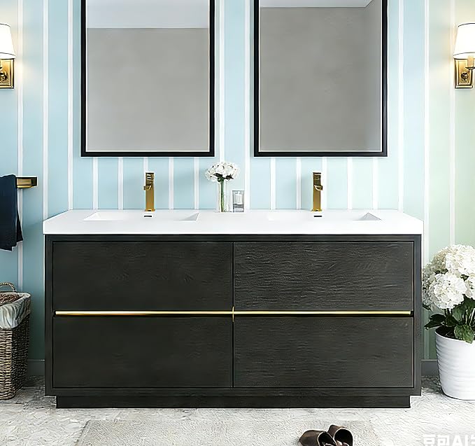 72" Freestanding Bathroom Vanity by VUMALL