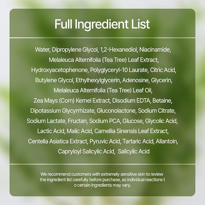 Tea Tree 90 Clear Body Mist for acne skin | 360° Moisture Spraying - Image 8