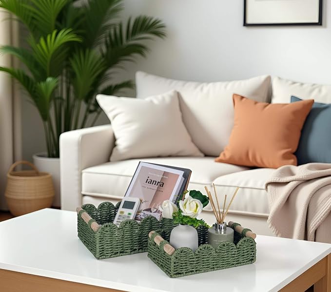 CubesLand Scalloped Edge Decor Baskets - Image 3