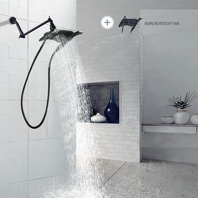 BRIGHT SHOWERS Brass Shower Head Extension Arm - Image 7