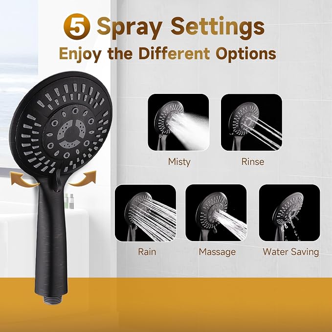 BRIGHT SHOWERS Rain Shower Heads System - Image 7