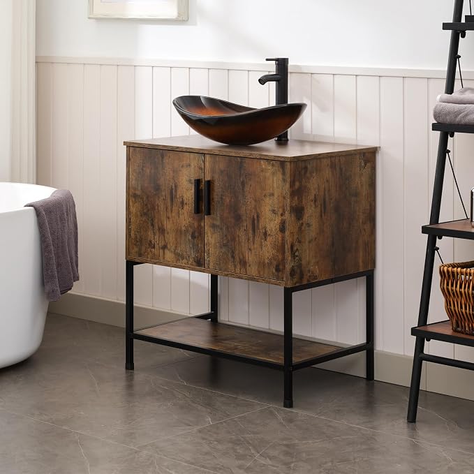 UEV Rustic Brown 30" Bathroom Vanity - Image 3