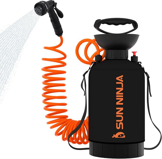 SUN NINJA Portable Shower, Camping Shower by SunNinja