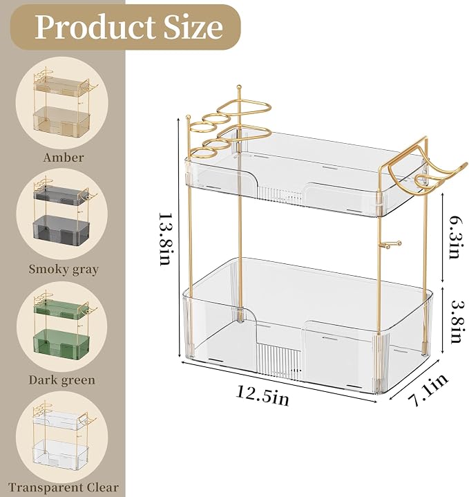 2-Tier Bathroom Counter Organizer - Image 3